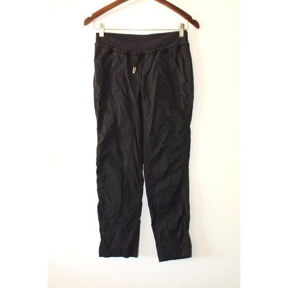 Lululemon Street to Studio Women's Crop pants Black Size 4 Yoga Gym Dance - Picture 7 of 8